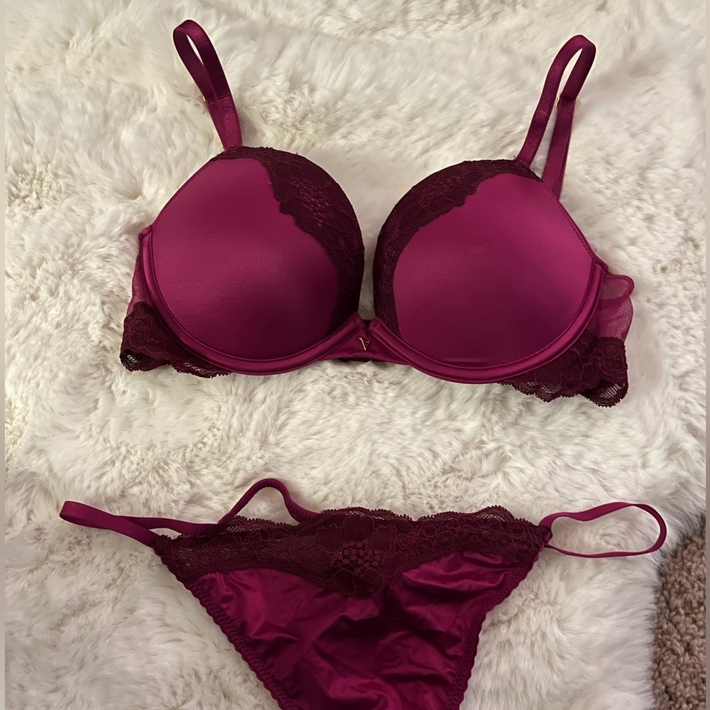 32C very sexy push up bra and panty SET